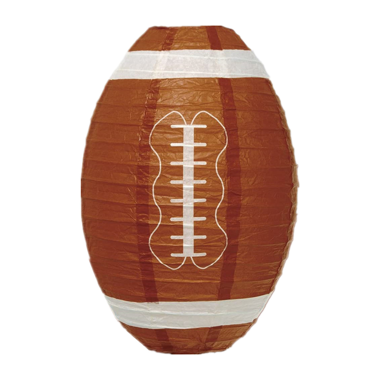 Football Lantern Olive Shape Decoration Indoor Outdoor Paper Lantern