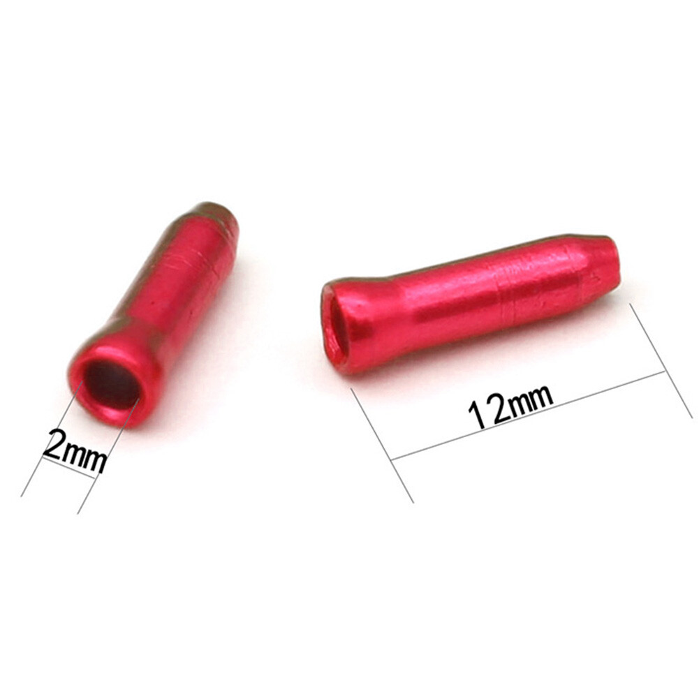 100 Terminali Per Cavi Bici In Alluminio - Antisfilacciamento Per Freni E Cambio - Foto 7