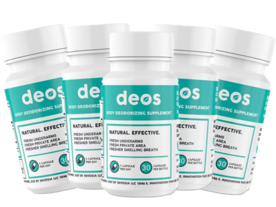 DEOS Internal Deodorant Supplement Natural Chlorophyll Caps for Odor ...