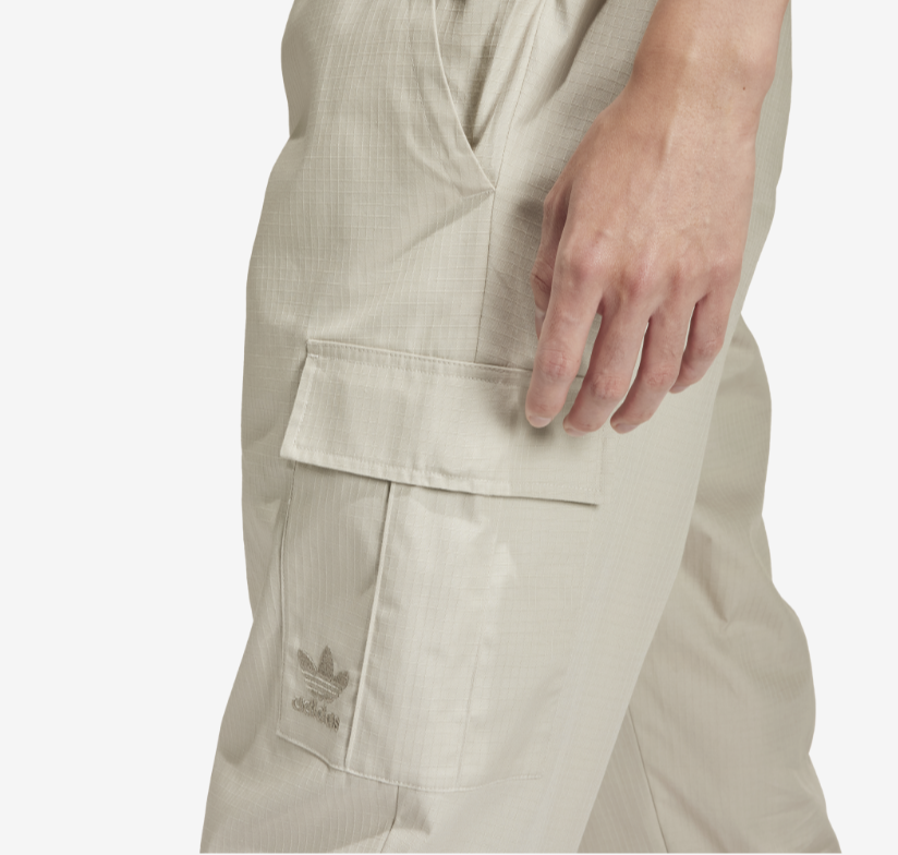 adidas Originals Woven Cargo Pants Beige IW0955 Men's Sz S-XXL New