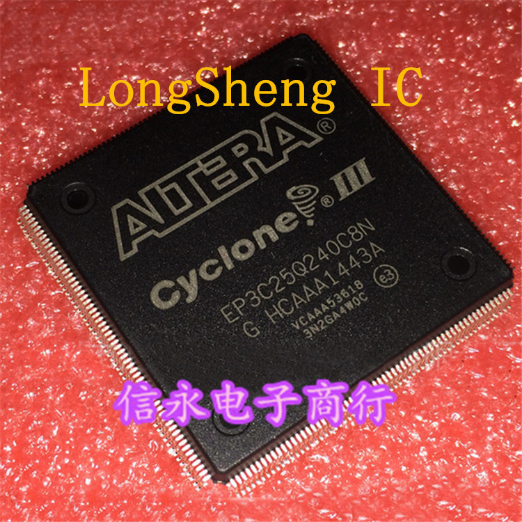 (1PCS) EP3C25Q240C8N IC CYCLONE III FPGA 25K 240-PQFP 3C25 EP3C25 new ...