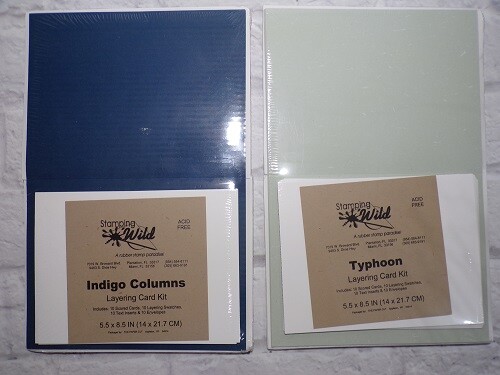 Lot Of 2 Stamping Wild Layering Card Making Kits Acid Free NEW Crafts Paper