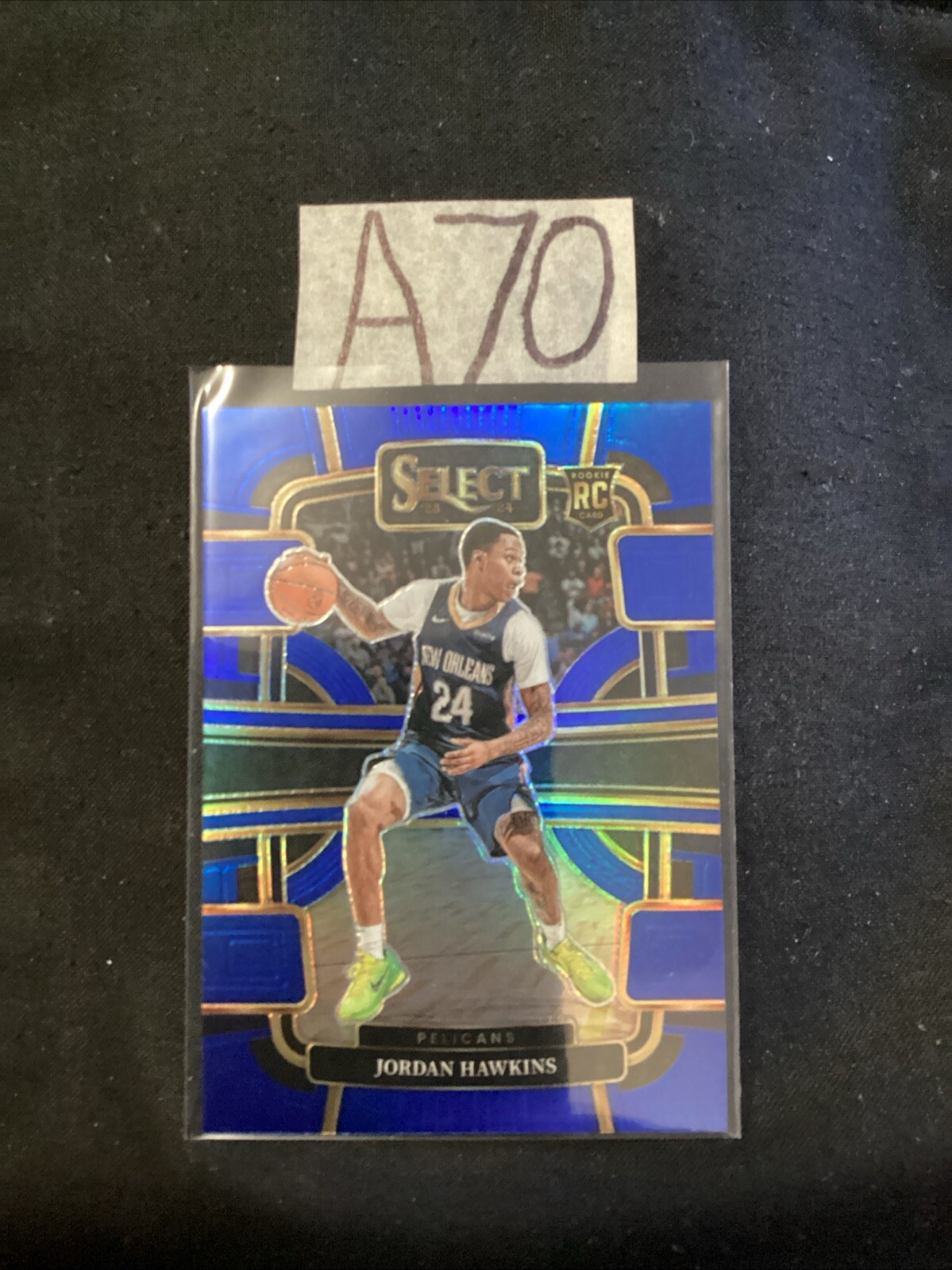 2023-24 Panini Select Jordan Hawkins #72 Blue Prizms Rookie