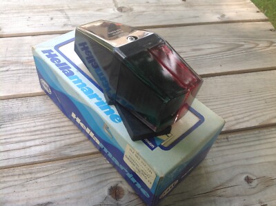 NIB boat marine RED GREEN light Navigation HellaMarine bow LAMP 