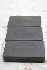 Lot of 3 Nintendo DS cartridge game holder box case BLACK