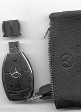 Mercedes Media Interface 2GB USB Schlüssel Leder Tasche W212 W221 W207 W216 W204 Mercedes Media Interface 2GB USB Schlüssel Leder Tasche W212 W221 W207 W216 W204