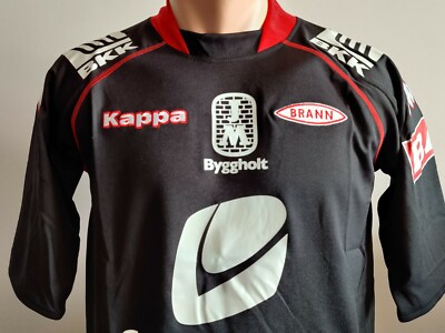 Maillot Brann Bergen Away 2008-2009 KAPPA Homme Noir Taille XXXL Très Bon État