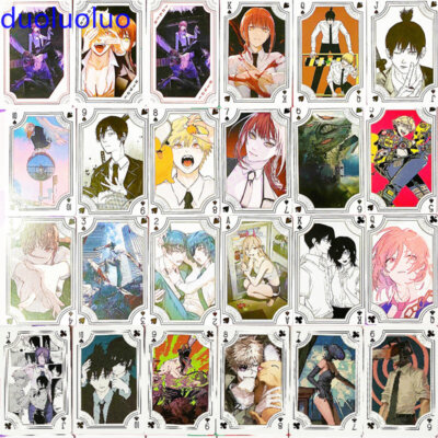 Chainsaw Man Anime Poker Cards Playing Cards Desk Poker