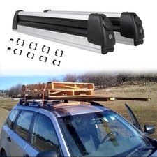 For Subaru Forester Crosstrek Roof Rack Cross Bars Holder Ski Snowboard W Lock