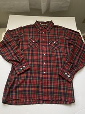 Levis Vintage Big E Flannel Shirt Plaid XL