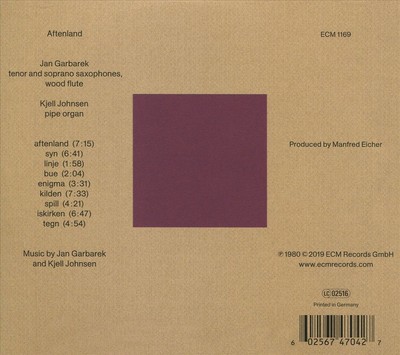AFTENLAND (TOUCHSTONES) NEW CD