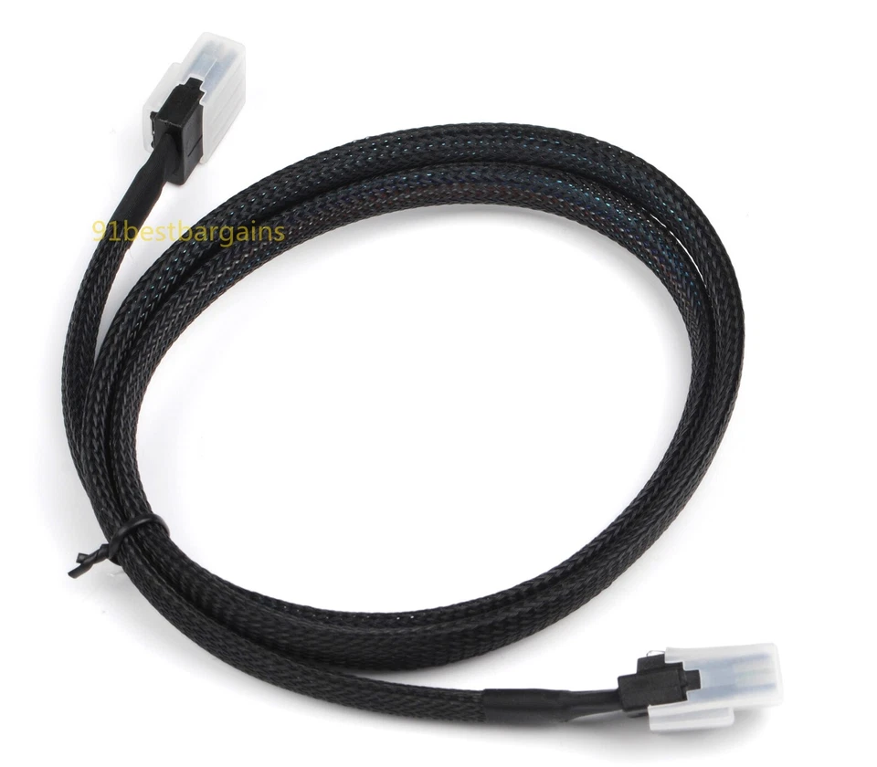 2pcs Internal Mini SAS 36Pin SFF-8087 to 36Pin SFF-8087 SAS Data Server Cable 1M - Image 4 of 4