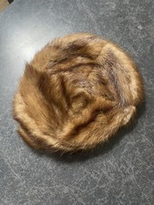 Vintage fur pillbox hat