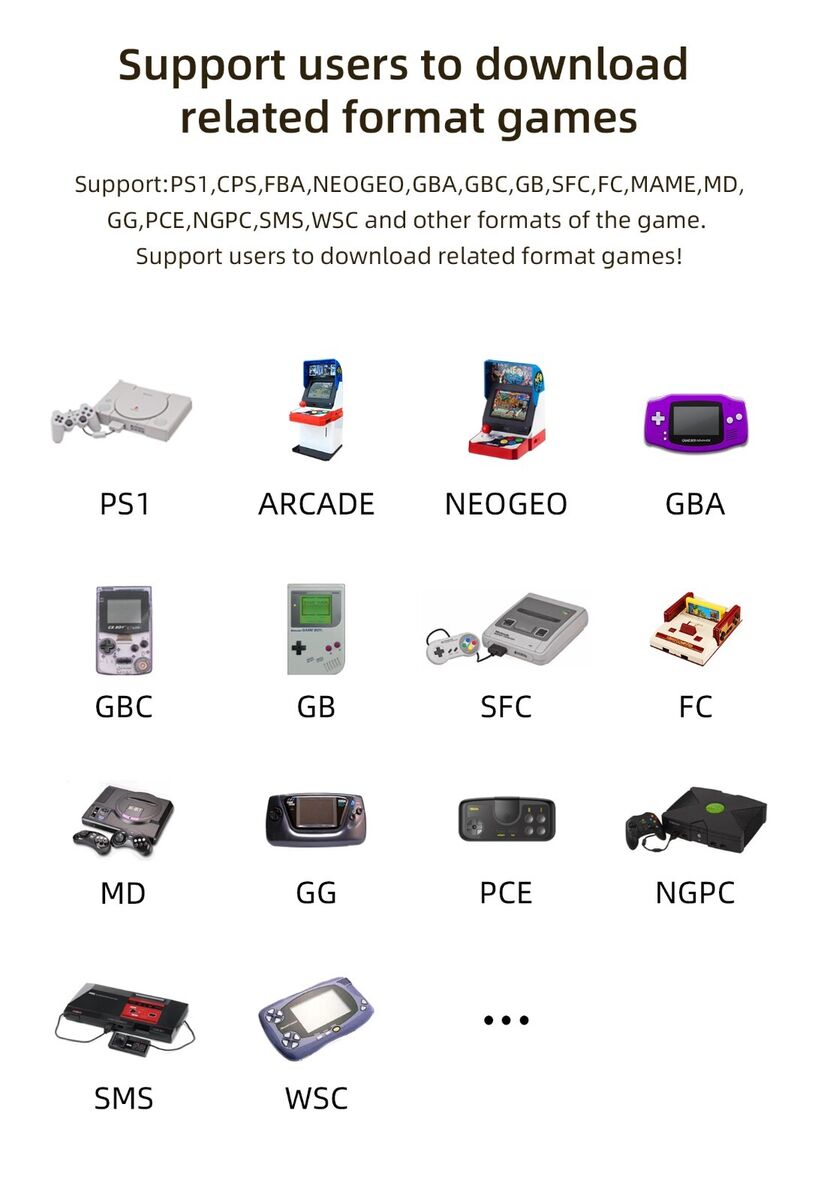 Gameboy Advance Style Emulator Handheld Console - 5000+ Pre-Installed Games!