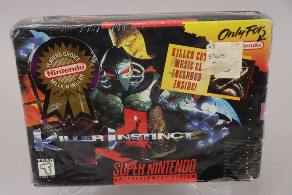 Killer Instinct Super Nintendo SNES NIB New Technically Factory Sealed but... - Image 2 of 4