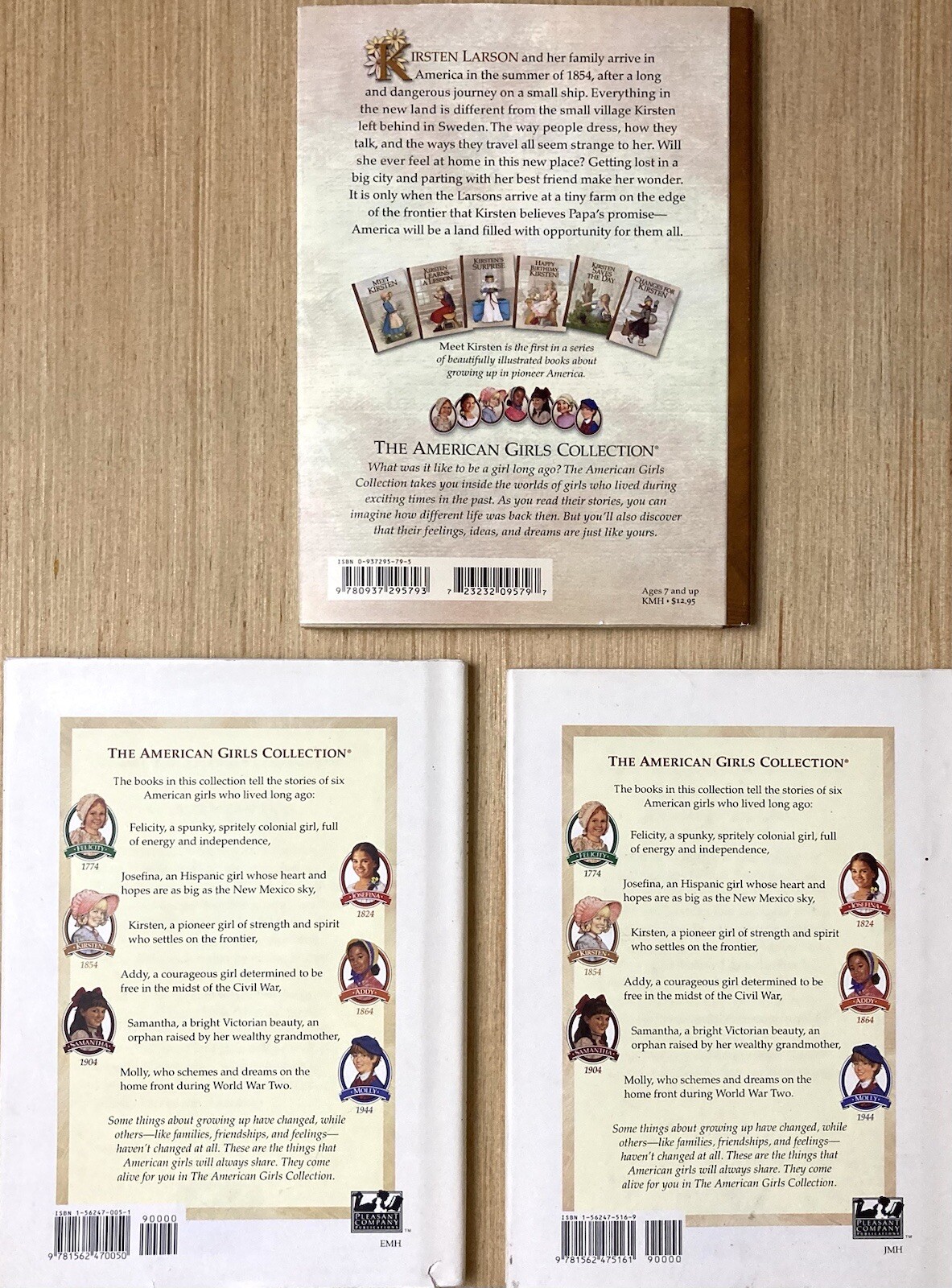 American Girl Book Lot of 3 Meet Josefina Kirsten Felicity Hardcover eBay