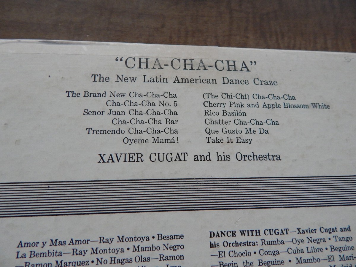 LP-XAVIER CUGAT-Cha Cha Cha-1955-Brand New Cha Cha Cha, Oyeme Mama