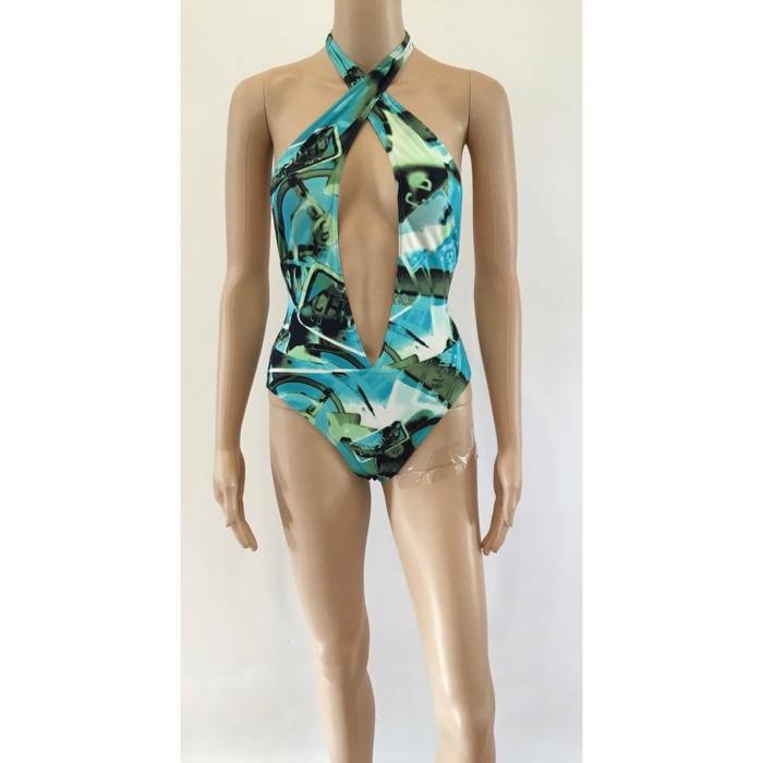 CHRISTIAN DIOR FW 2001 by JOHN GALLIANO CADILLAC CAR SWIMSUIT SZ