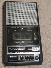 GE General Electric AC/DC Slim Cassette Tape Recorder 3-5015B with Box Tested