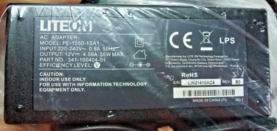 LITEON PE-1550-1SA1 DC 12V= 4,58A 55W Netzteil  Hohlstecker 6,3mm