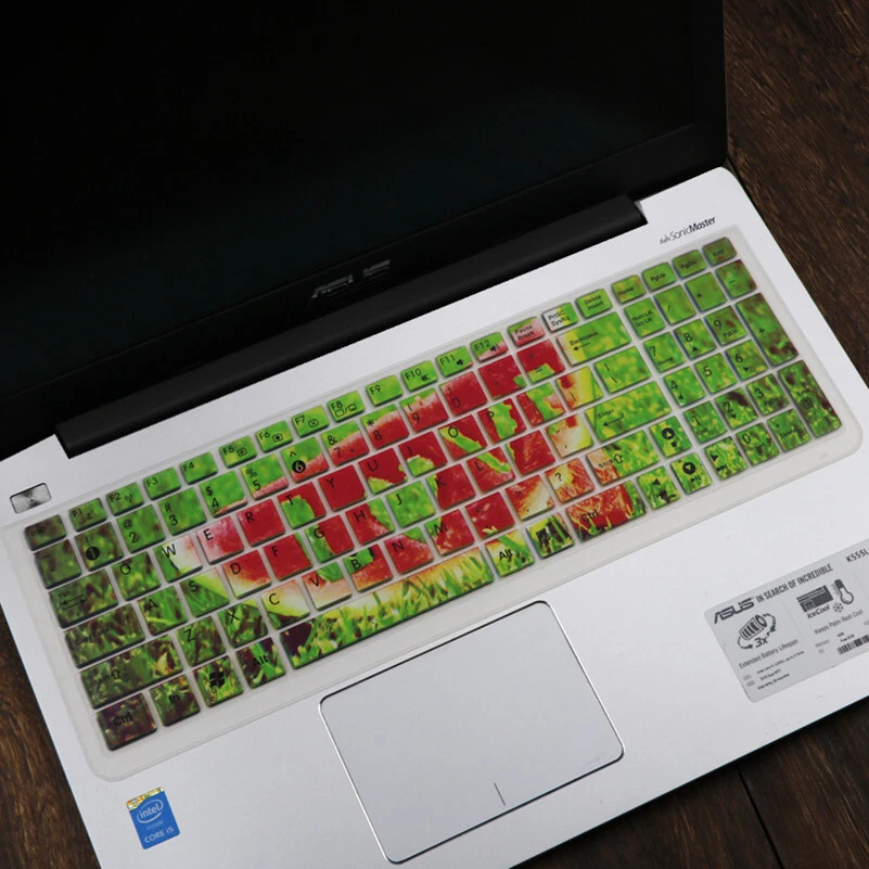 2* Keyboard Cover Skin For Asus N56 K60 S56 A52 K73 G72 G60 X5D X52 X53 X55 X61 - Image 4 of 4