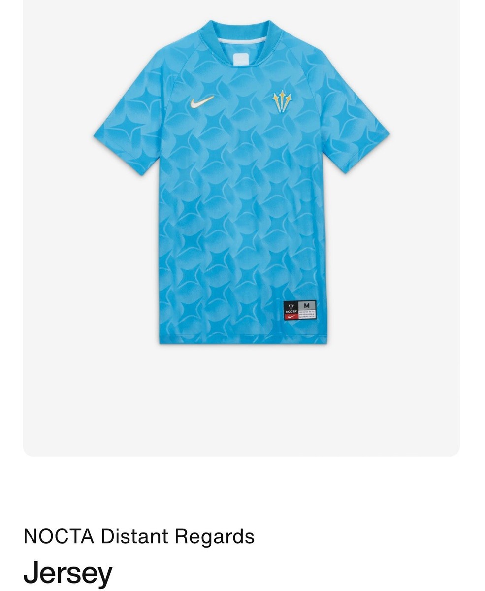 NIKE×NOCTA タークス アンド カイコス Nike NOCTA Turks & Caicos Drake Blue Jersey Size Small