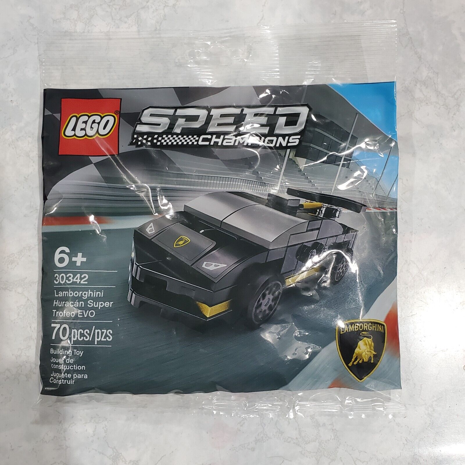 Lego 30342 Speed Champions Lamborghini Huracan Super Trofeo EVO Sealed NEW 70pcs