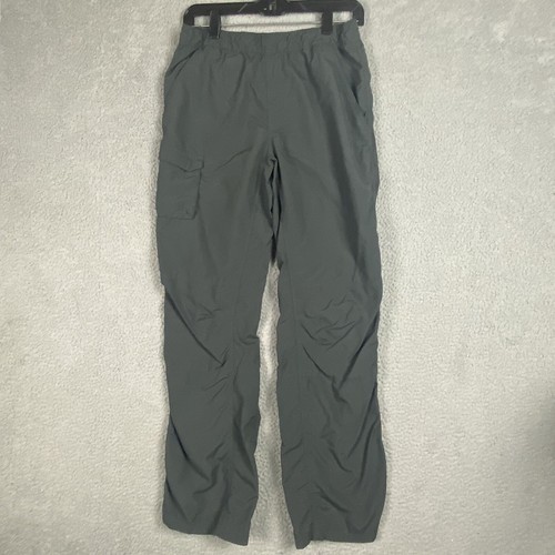 Columbia Pants Boys XL Gray Silver Ridge II Omni Shade Nylon Hiking Outdoors