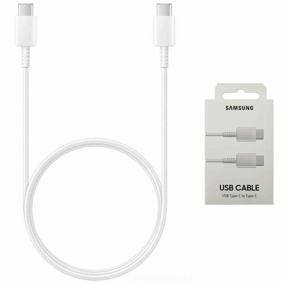 Cable Original Carga Rápida Samsung EP-DA705BWE USB-C a USB-C 1m Negro, Blíster - Imagen 2 de 4