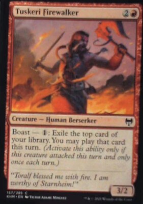 Tuskeri Firewalker - Kaldheim: #157, Magic: The Gathering Nm R169