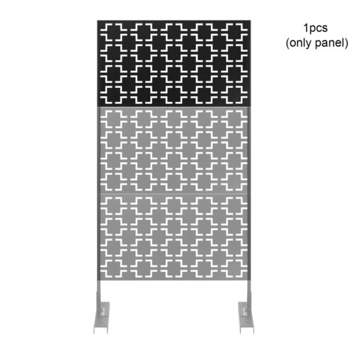 Freestanding Room Privacy Screen Panel Indoor Outdoor Home Office Single-Panel