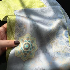 Luxury 100% Mulberry Silk Kerchief Long Scarf Decoration Neckerchief Women Gift 