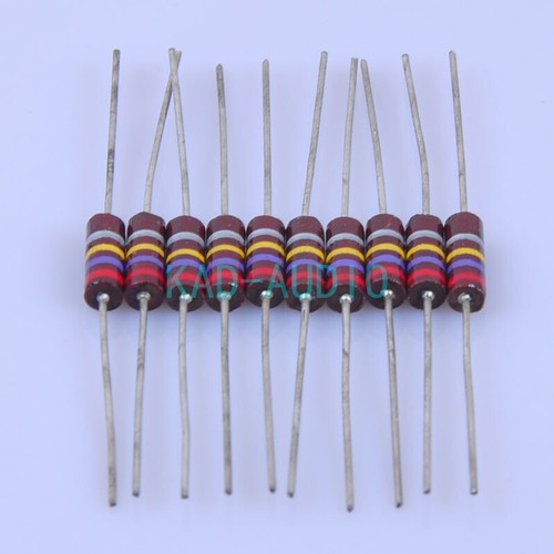 Lot De 100 Résistances Vintage 10K 0,5W - Composition Carbone Matsushita, Tolérance ±20%