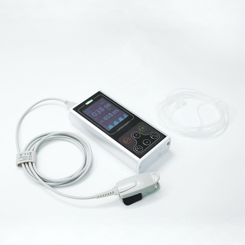 CA10S Capnograph Sidestream EtCO2 Respiration rate SpO2 Pulse rate CO2 Adu Baby - Bild 2 von 9