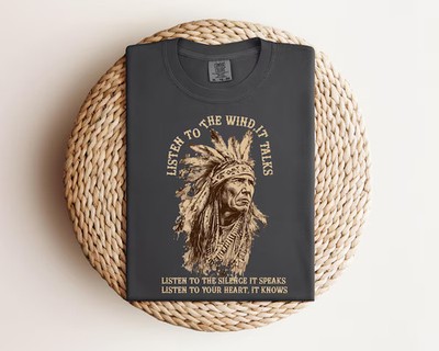 Listen To The Wind It Talks Quote Comfort Tee