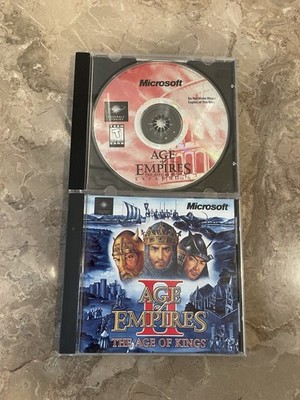 Age Of Empires 2 & Rise Of Rome Expand Microsoft PC Video Game. Tested, Working