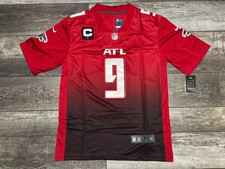 Atlanta Falcons Michael Penix 9 Red Jersey All Stitched Adult Sizes M-XL