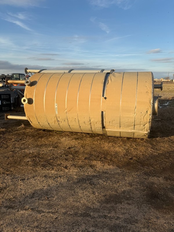 2550 Gallon Stainless Steel Vertical Storage Process Tank