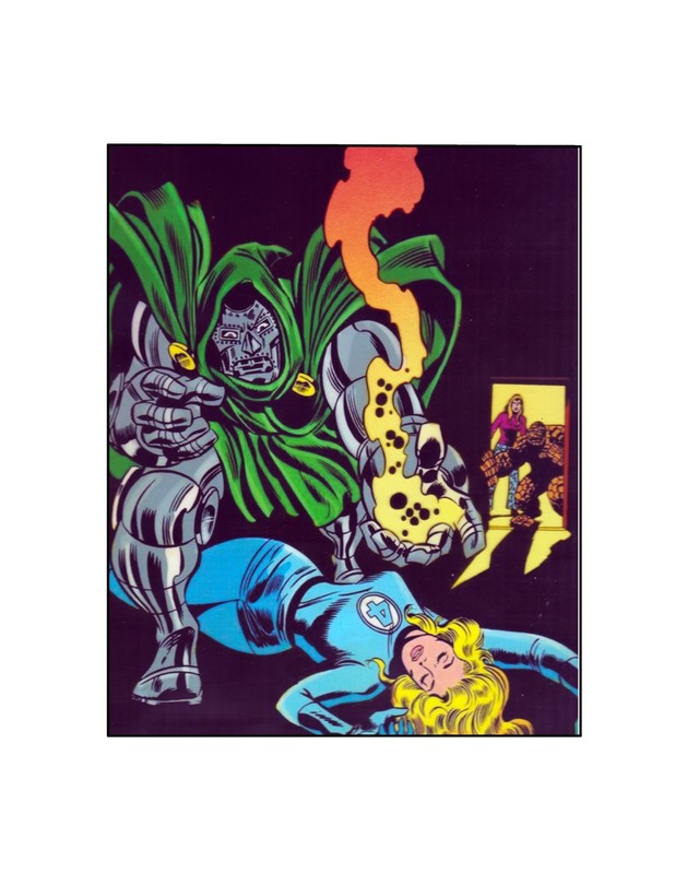 Fantastic Four/ Dr. Doom Murders Sue/ Marvel Comics Sericel/ John Buscema