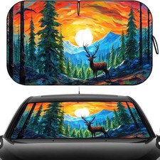 Windshield Sun Shade, Car Sun Shade Windshield with Storage Bag 55"X32" Win...