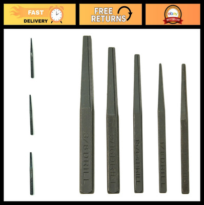 5-Piece Fluted Screw Extractor Set for Easy Bolt Removal - High-Quality Tool Kit