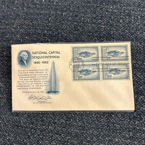 US COVER NATIONAL CAPITAL FDC SCOTT 989 FULTON CACHET