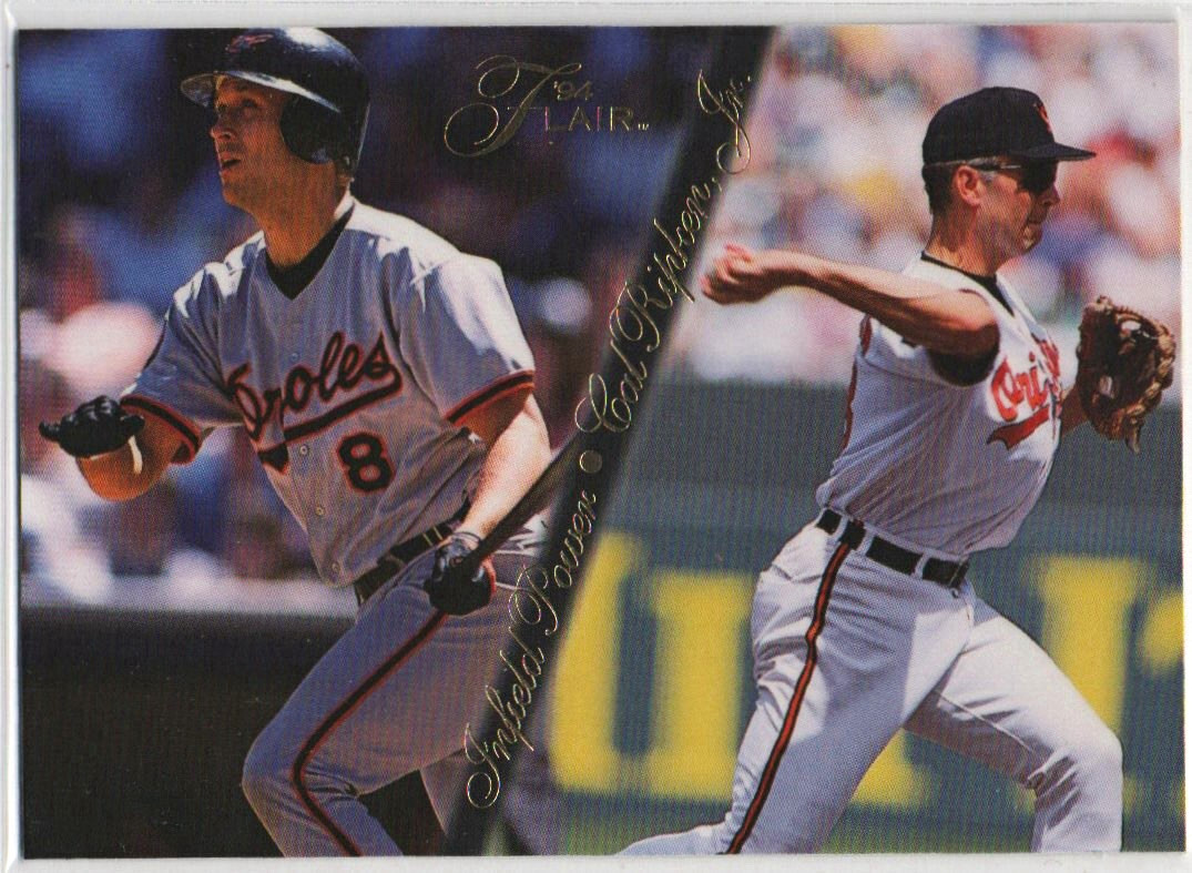 Fleer 1994 Flair Cal Ripken Jr. Infield Power Insert #8/10 Orioles