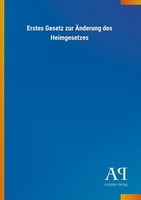 Erstes Gesetz Zur ÄNderung Des Heimgesetzes Antiphon Verlag