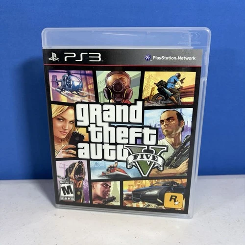 Grand Theft Auto V GTA 5 (PlayStation 3 PS3) Complete CIB w/Map Tested