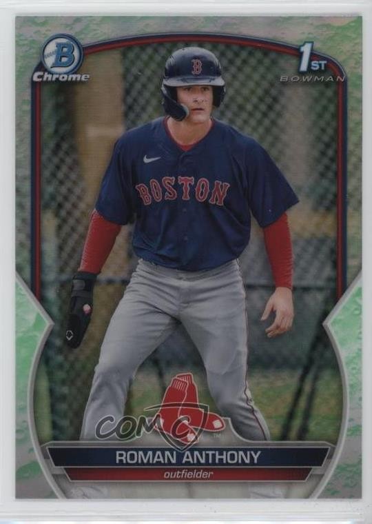 2023 Bowman Chrome Prospects Lunar Glow Refractor Roman Anthony #BCP-71