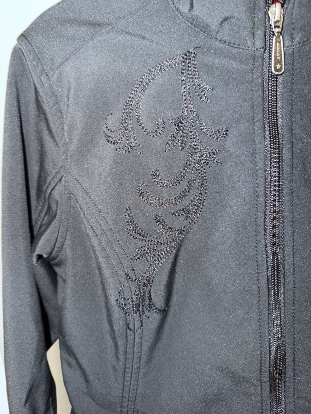 Ariat Jacket Womens Large Black SoftShell Western… - image 7