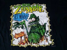 Inspried White Zombie Get Down Black Unisex Cotton Shirt S-234XL