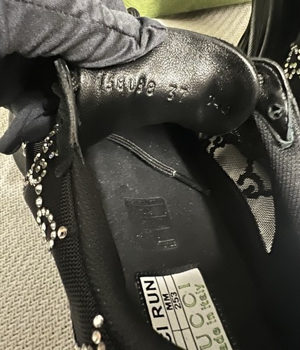 NWT Gucci Run sneakers , Tela Retiro Mesh Crystal Suede. Cyber Sale! - Picture 14 of 18