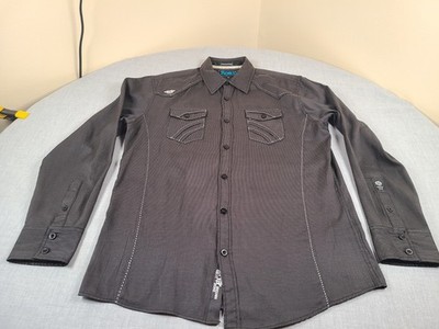 ROAR Shirt Mens Large Gray Signature Foundation Parallel 2 ENOUGH EXCUSES
